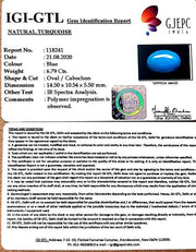 6.79/CT Natural Turquoise Gemstone